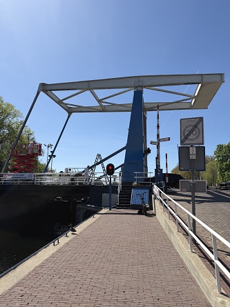 Foto Grote Kolksluis, brug over buitenhoofd
