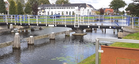Foto Kromme Jakken, fiets/voetbrug