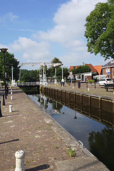 Foto Meppelersluis, brug over buitenhoofd