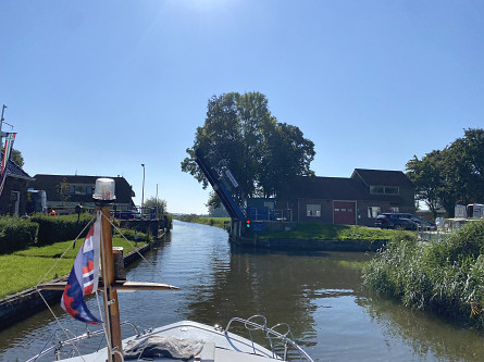 Foto Oosterlittens, brug in Skrinserdijk