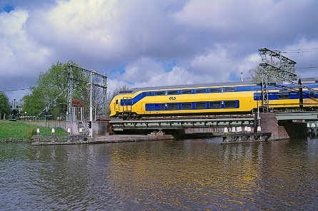 Foto spoorbrug R.S.K.B. Leiden