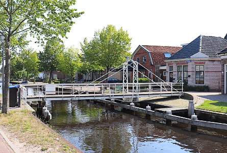 Foto Fietsbrug in Spinhuisstege