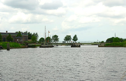 Foto spoorbrug Nieuweschans