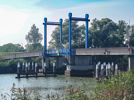 Foto Stadspolders, fietsbrug