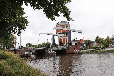 Foto Wilhelminabrug, Leiden